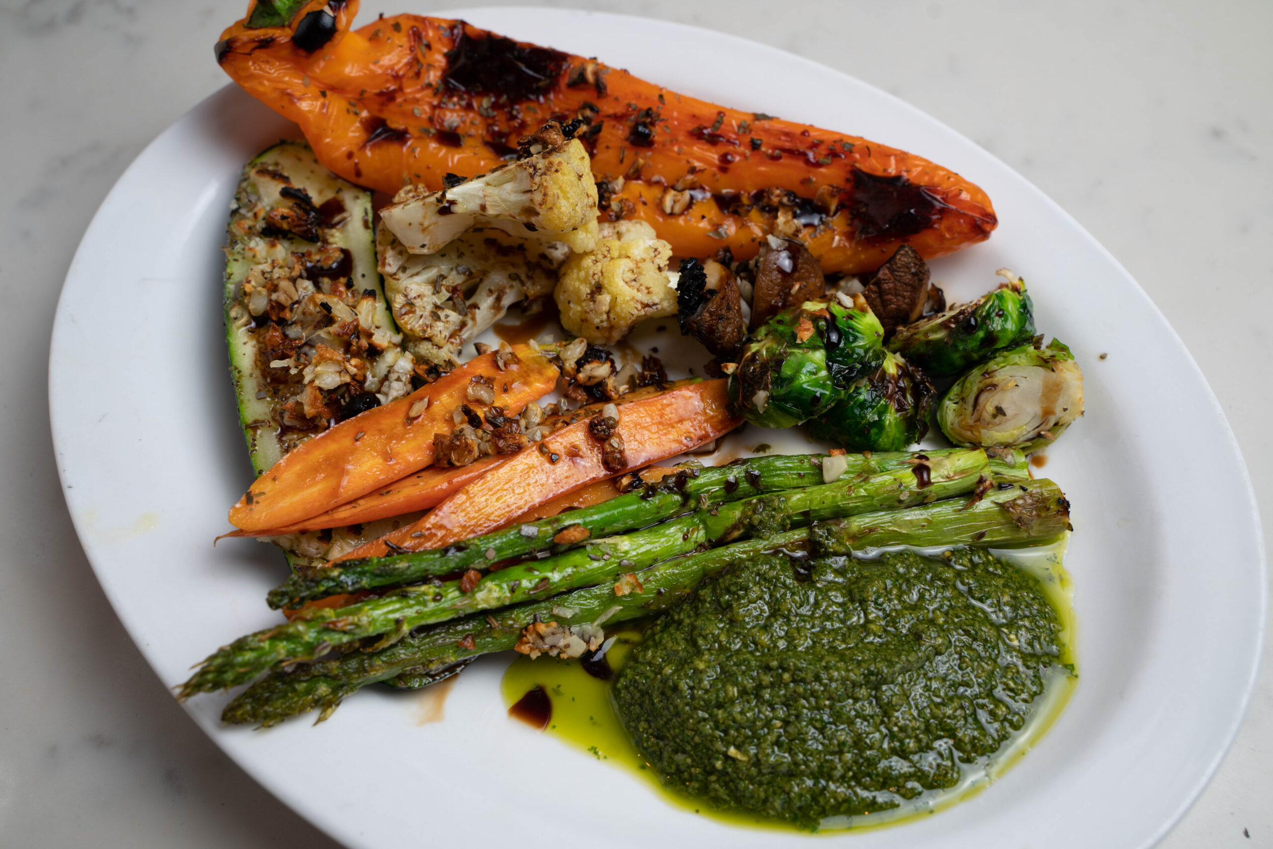 FireRoasted Vegetables 900 Degrees WoodFired Pizzeria